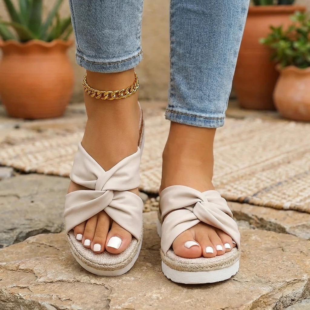 Women’s Orthopedic Slip-On Sandals with Arch Support