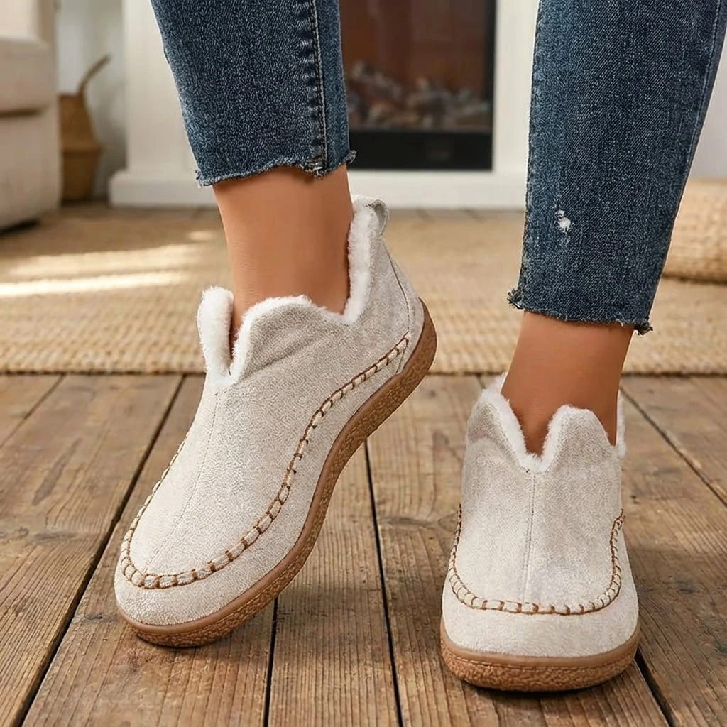 Women’s Orthopedic Slip-On Slippers with Non-Slip Sole