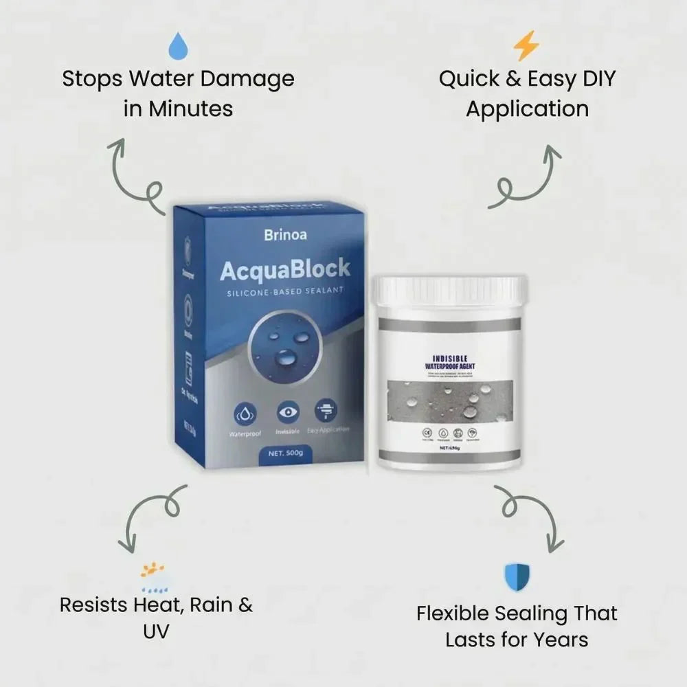 Invisible Waterproof Sealant Spray for Indoor & Outdoor Leak Repair