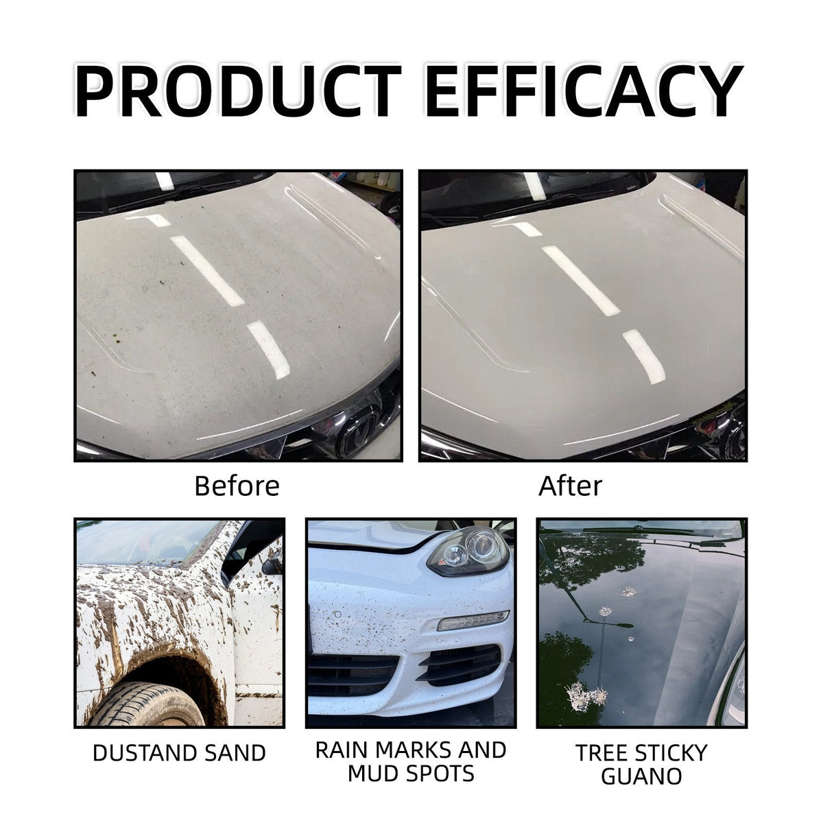 Titanium Ceramic Wax Polish for Car Paint Protection & High Gloss Finish