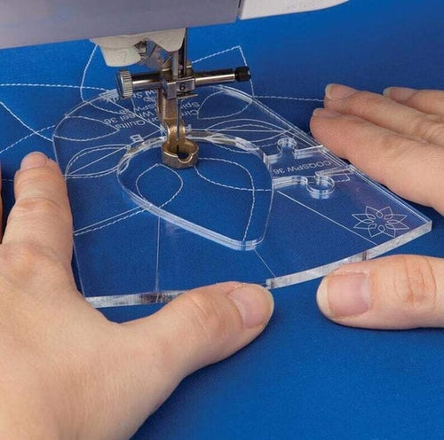 Quilting Template Set – 12 Transparent Acrylic Sewing Stencils for Patchwork