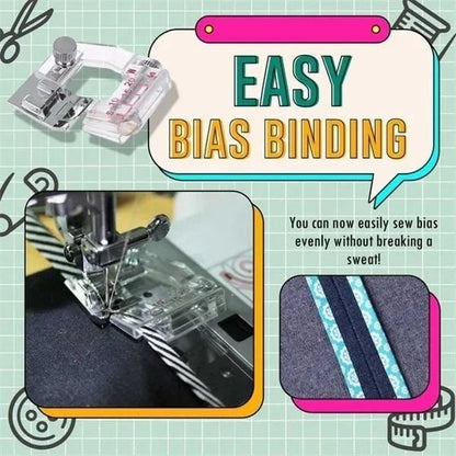 AdjustoBind™ Precision Bias Tape Foot with Adjustable Settings [50% Discount]