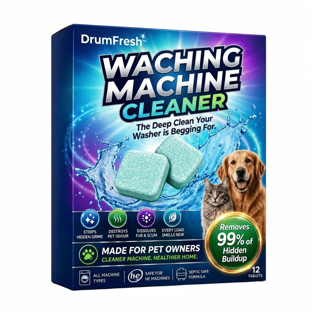 Washing Machine Cleaner Tablets – Removes Limescale, Odour & Residue