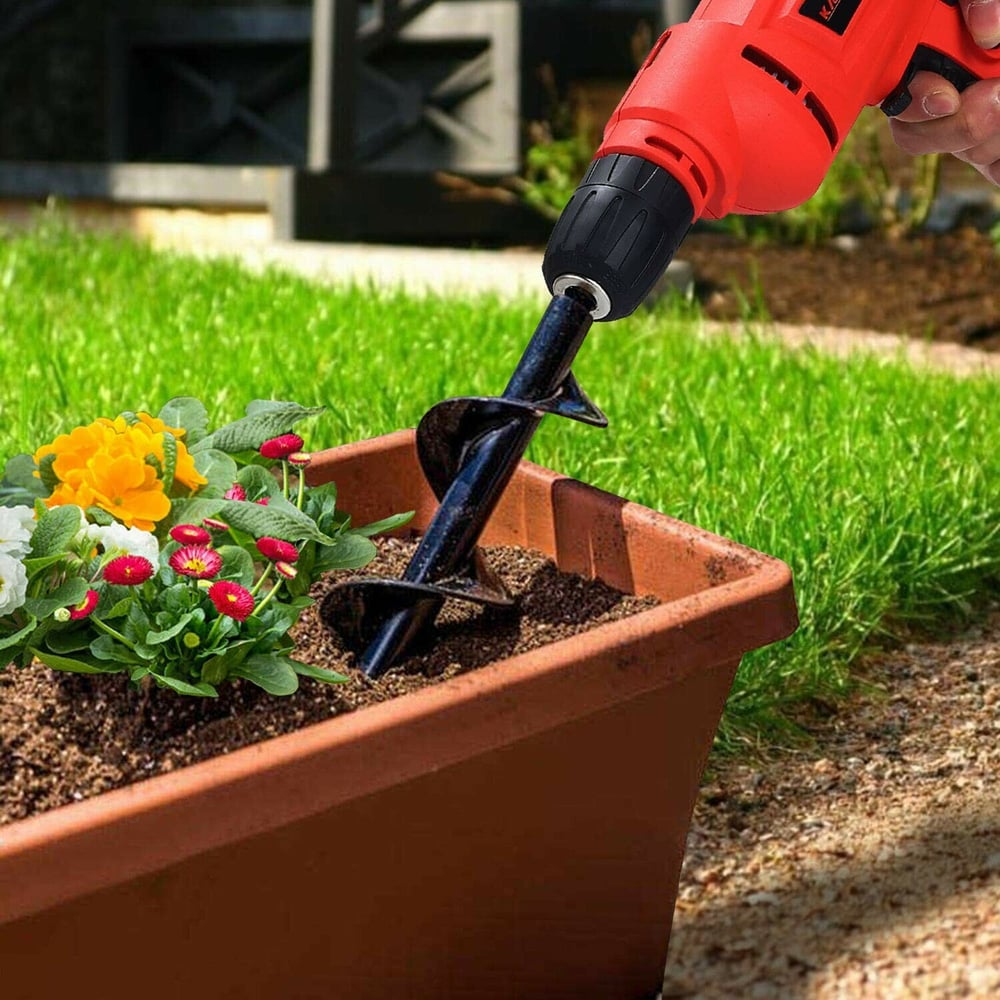 SpiralDrill™ – Heavy-Duty Spiral Auger Drill for Deep Planting [50% Off]