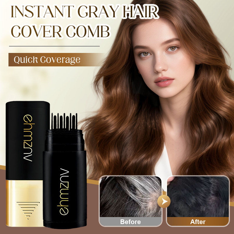 Instant Gray Hair Coverage Comb Applicator for Natural Results