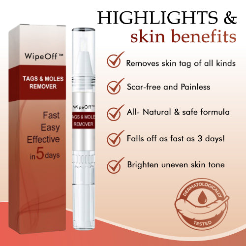 Natural Tea Tree Oil Skin Tag & Wart Removal Serum – Home Use