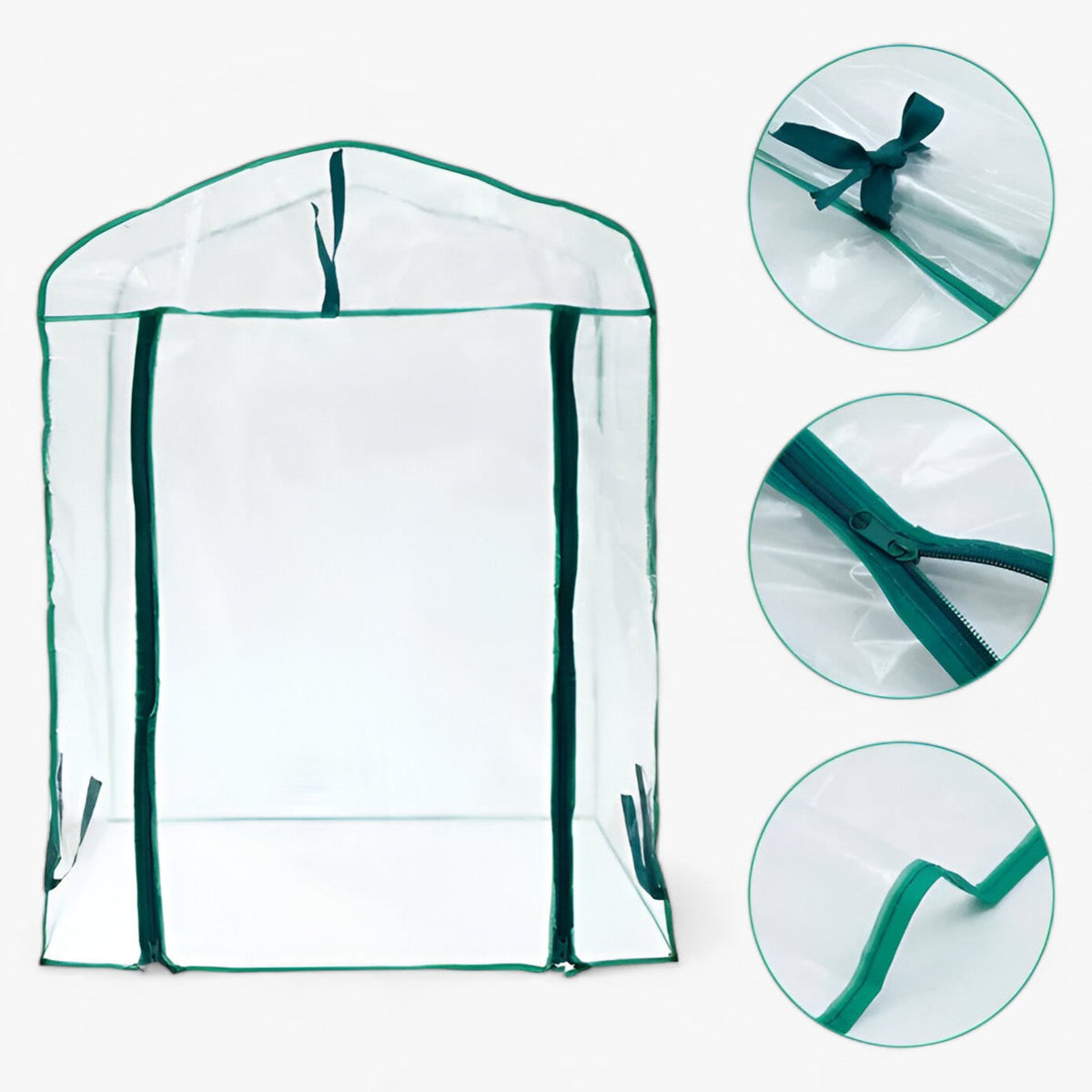 Transparent PVC Plant Cover with Zipper for Year-Round Weather Protection