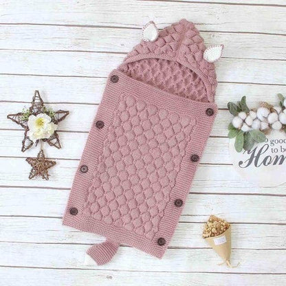 SnuggleNest – Knitted Baby Sleep Bag for Restful Sleep [50% Off]