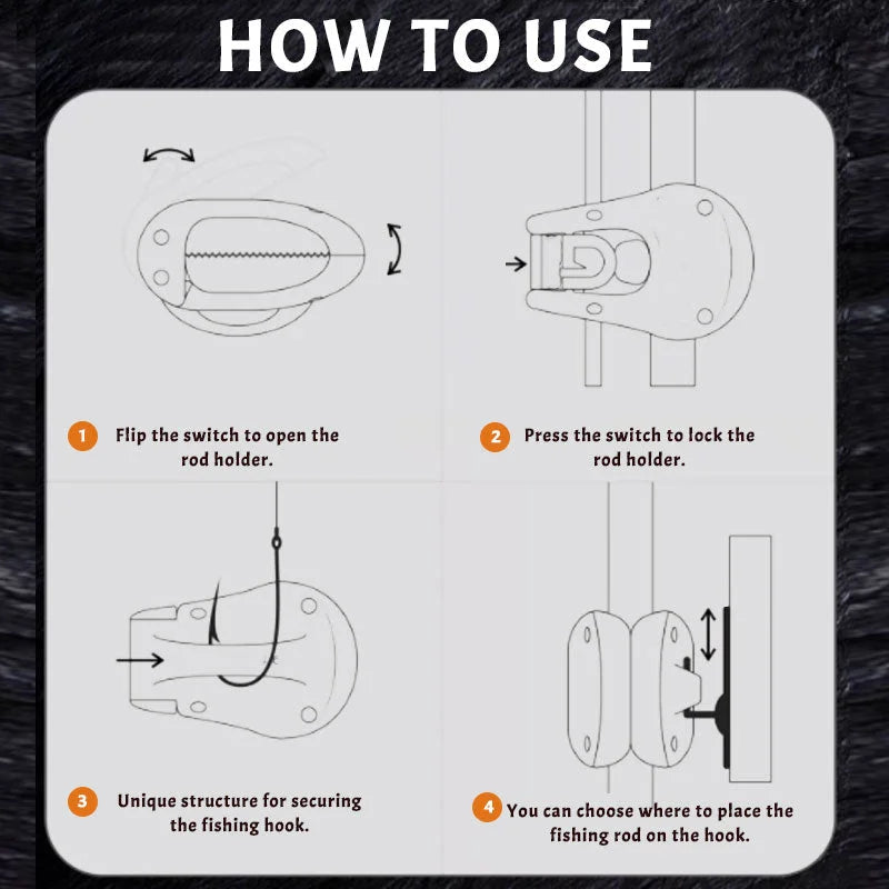 RodHolder™ – Elastic, shock-absorbing strap for secure & strong hold [1 + 1 Free]