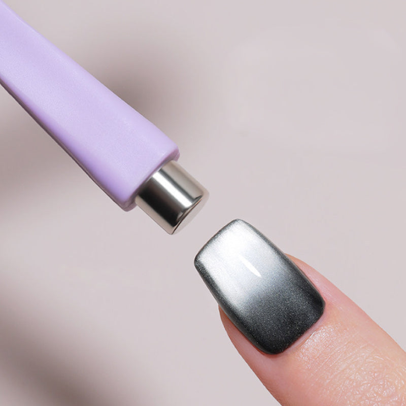 Magnetic Cat-Eye Nail Art Tool with 8 Interchangeable Heads