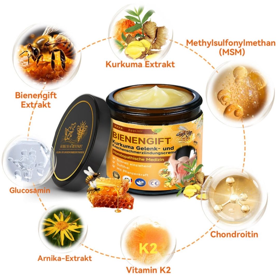 Bee Venom Firming Cream with Hyaluronic Acid & Collagen for Face and Body