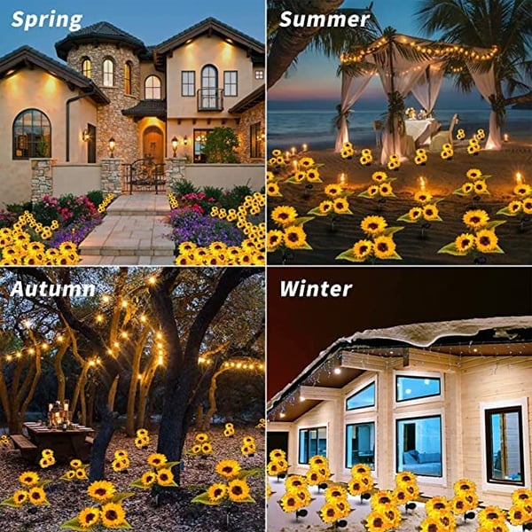 GardenRadiance – Solar Sunflower Lights that Transform Your Garden into Magical Light [50% Discount]