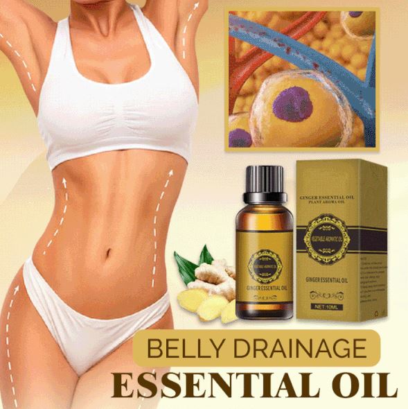 Ginger Essential Oil Belly Massage Oil for Digestive Comfort