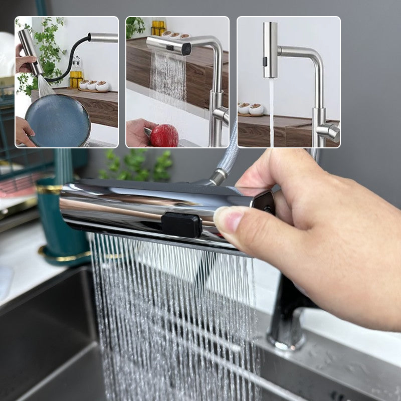 Splash-Proof Faucet Aerator Attachment with Dual Spray Modes