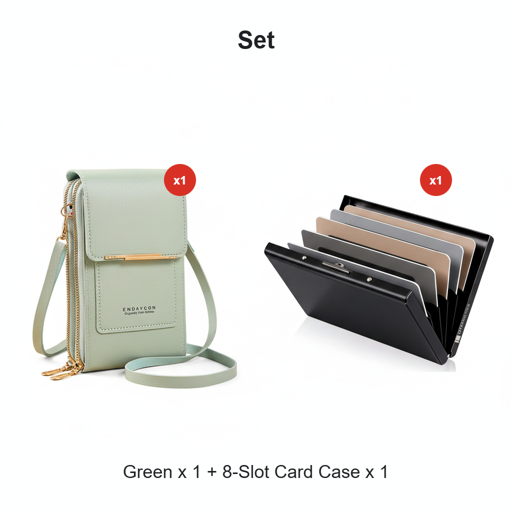 Women's Touchscreen Phone Messenger Bag – Compact Crossbody Shoulder Purse