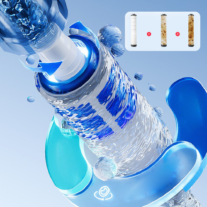 Filtered Shower Head with 4 Spray Modes – Built-In Water Filter