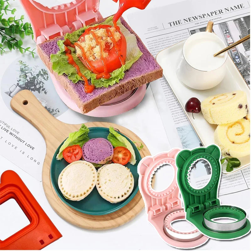 Stainless Steel Sandwich Cutter and Sealer for Lunchboxes