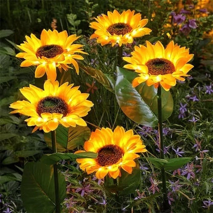 GardenRadiance – Solar Sunflower Lights that Transform Your Garden into Magical Light [50% Discount]