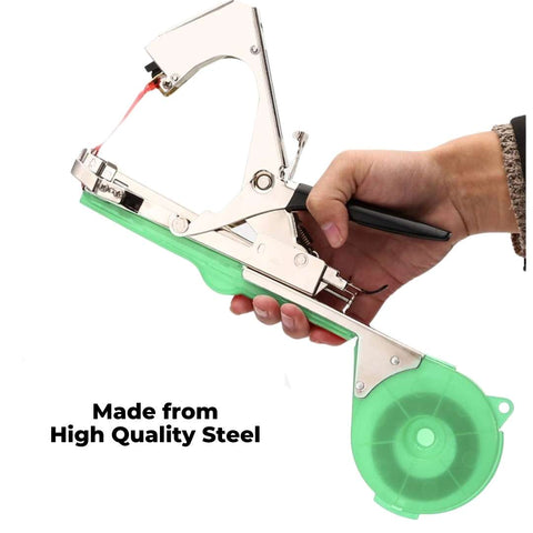 Plant Tying Device for Garden & Greenhouse – Fast Handheld Plant Tie Tool