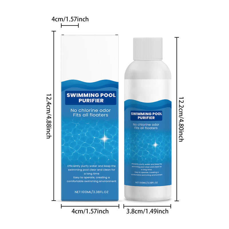 Pool Water Clarifier for Crystal-Clear Water – Fast-Acting Algae Remover