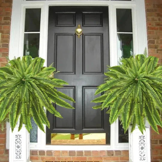 GreenGlow™ – Realistic Artificial Boston Fern for Decorative Green Interior Design [50% Off]