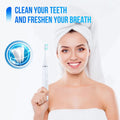 Electric Ultrasonic Tooth Cleaner with 3 Attachments for Home Use