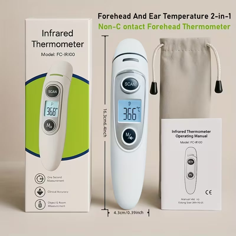 Non-Contact Thermometer | Infrared Thermometer | Fast & Accurate Temperature Readings | ThermaSure