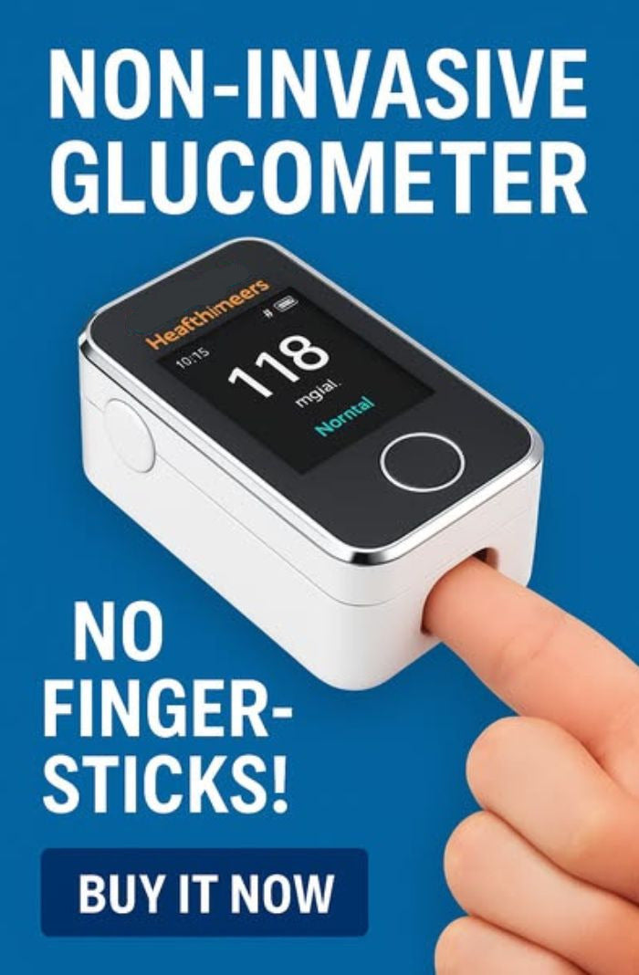 Non-Invasive Glucose Monitor | Multi-Function Digital Finger Scanner | VitaScan