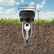 Hidden Key Safe Sprinkler – Weatherproof Underground Key Hider for Garden