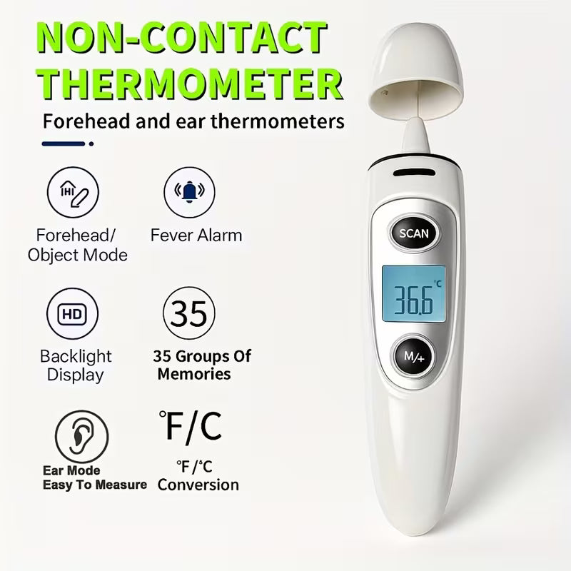 Non-Contact Thermometer | Infrared Thermometer | Fast & Accurate Temperature Readings | ThermaSure