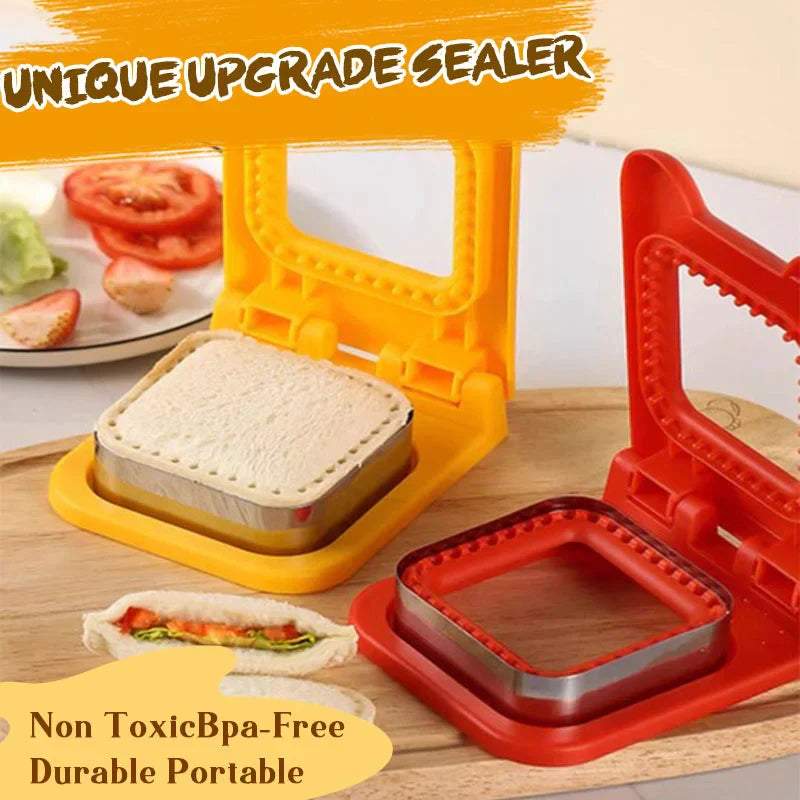 Stainless Steel Sandwich Cutter and Sealer for Lunchboxes