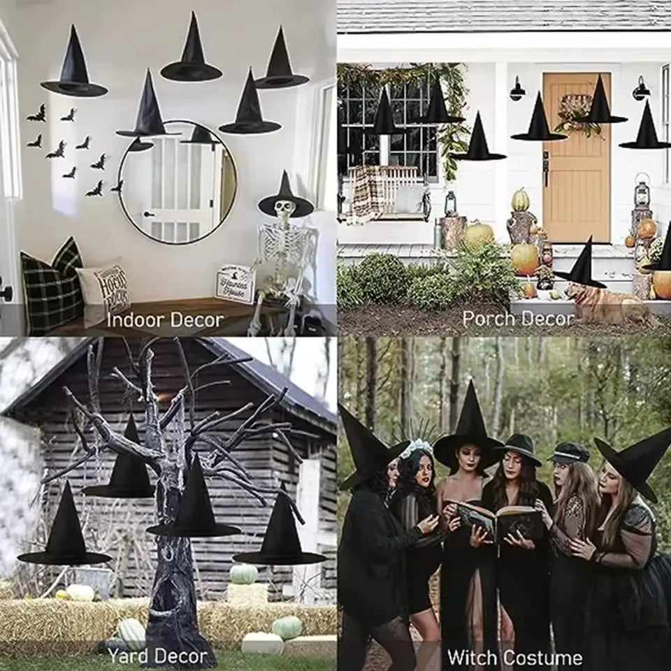Hexenhüte™ – Unforgettable Spooky Atmosphere for Halloween & Party [6 + 6 Free]