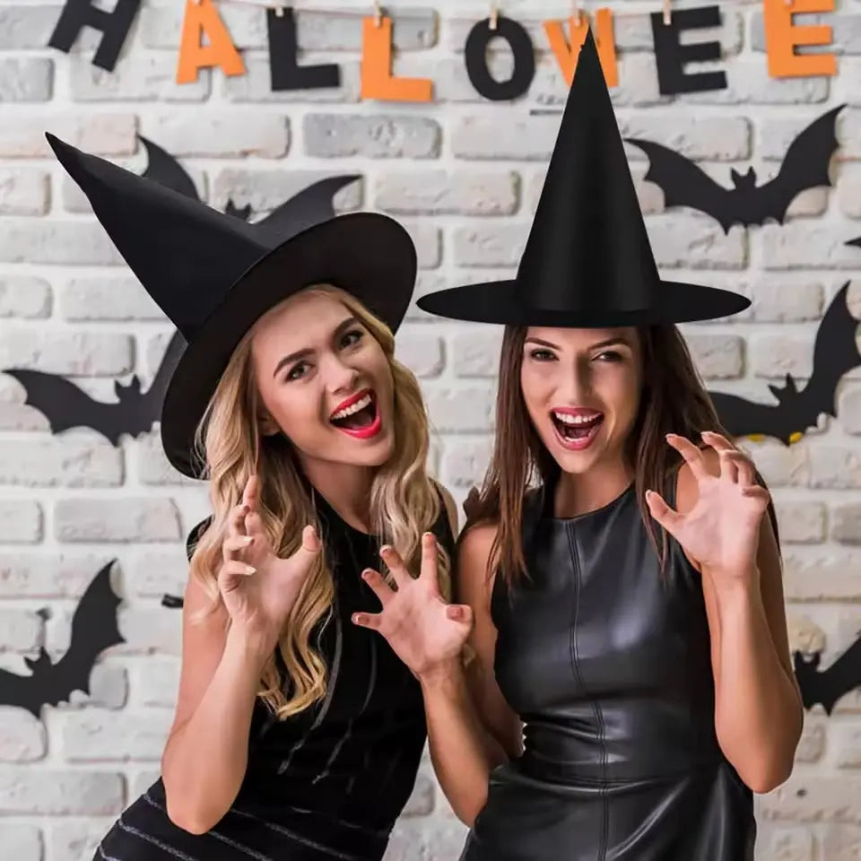 Hexenhüte™ – Unforgettable Spooky Atmosphere for Halloween & Party [6 + 6 Free]
