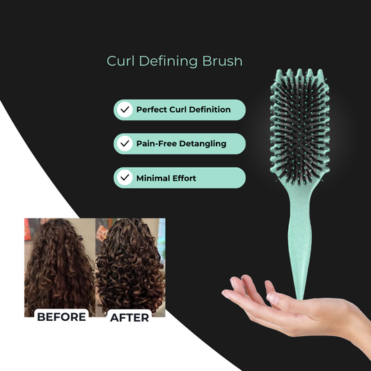 Curluxe™ – Hair Brush for Defined, Frizz-Free Curls for Natural, Shiny Hair [1 + 1 Free]