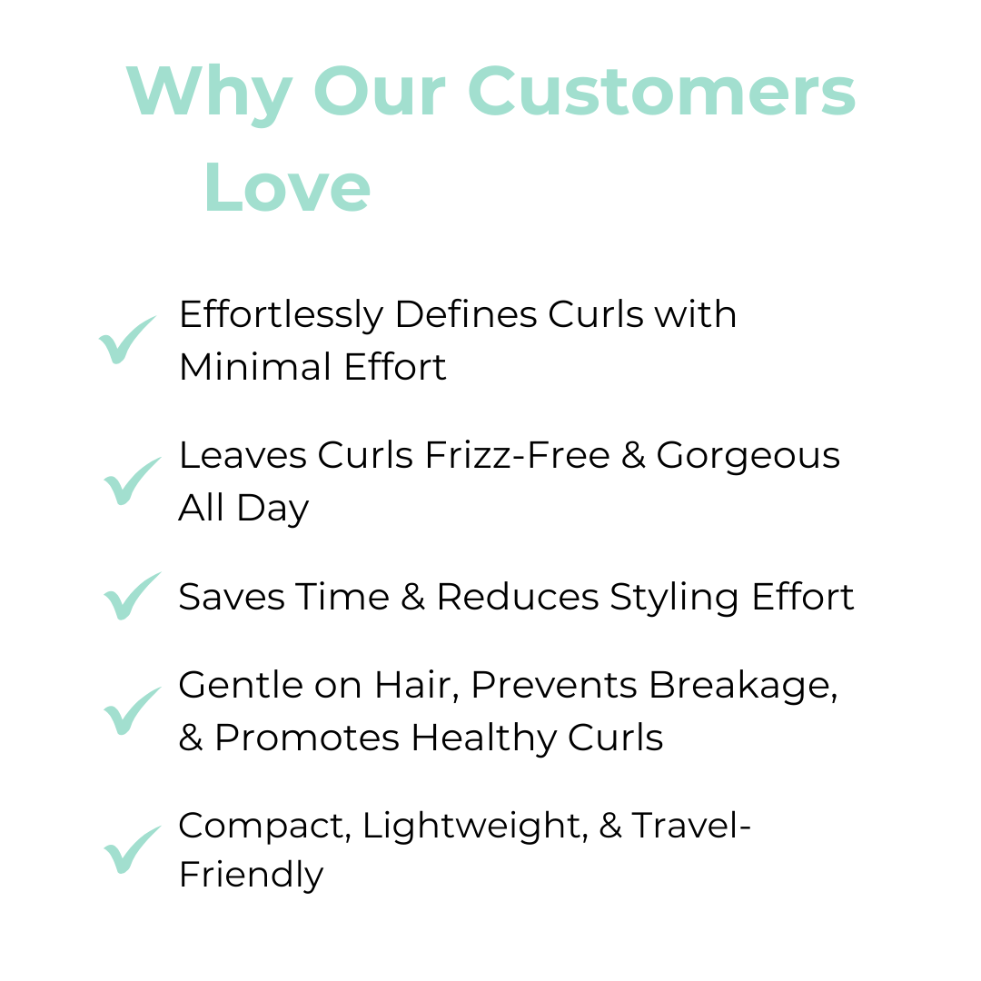 Curluxe™ – Hair Brush for Defined, Frizz-Free Curls for Natural, Shiny Hair [1 + 1 Free]