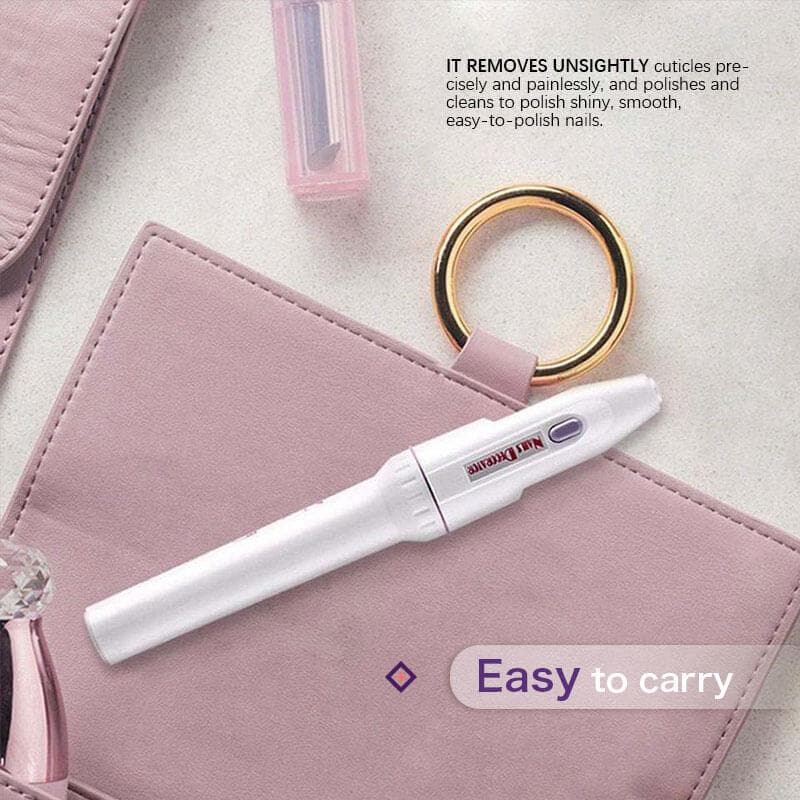 Electric Nail File Kit with 5 Attachments – Portable Manicure & Pedicure Set