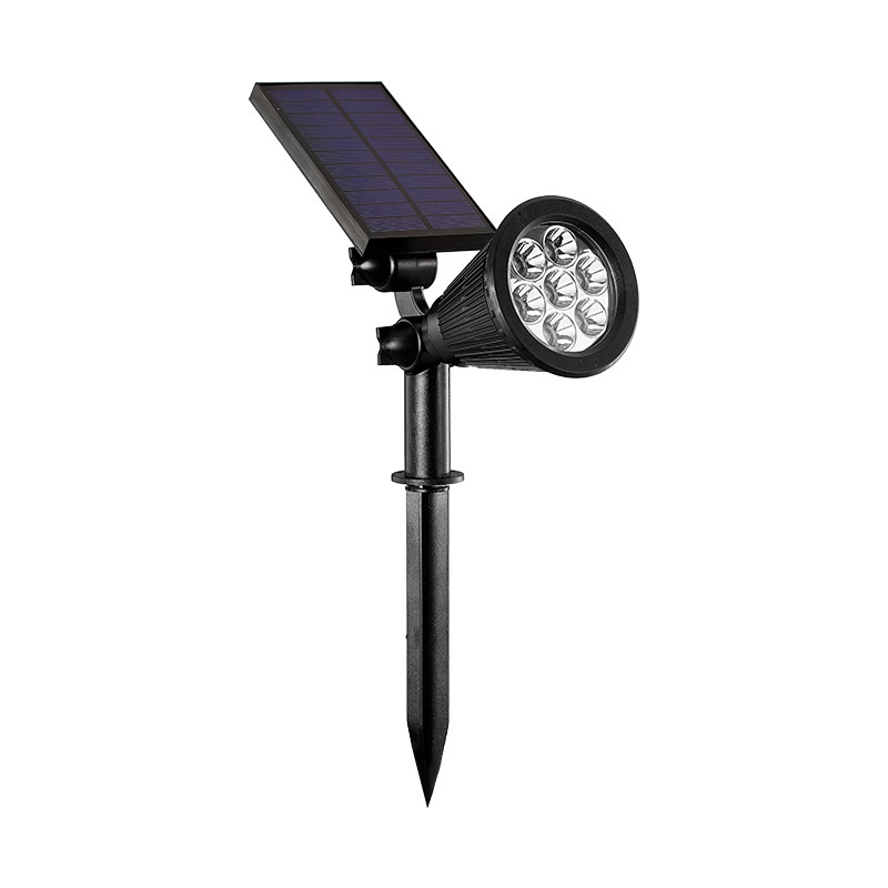 Solar-Powered LED Garden Spotlight with Automatic Dusk Sensor
