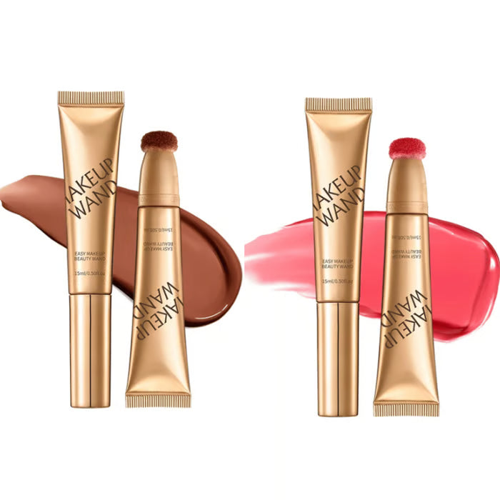 Double-Sided Contour and Blush Stick with Built-In Applicator