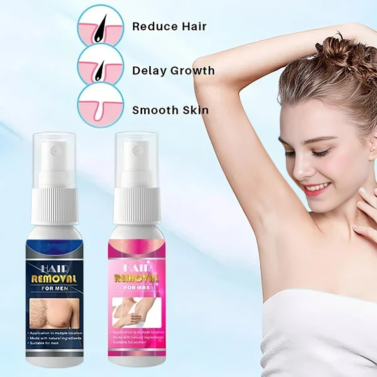 Painless Hair Removal Spray for Smooth Skin – Gentle & Hypoallergenic