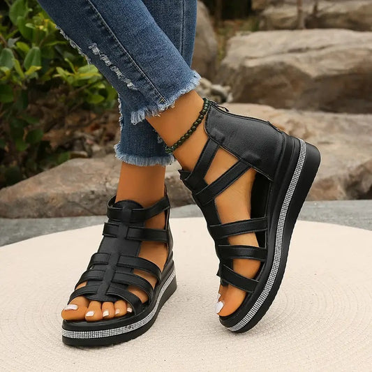 Axelle | Women’s Comfortable Platform Gladiator Sandals