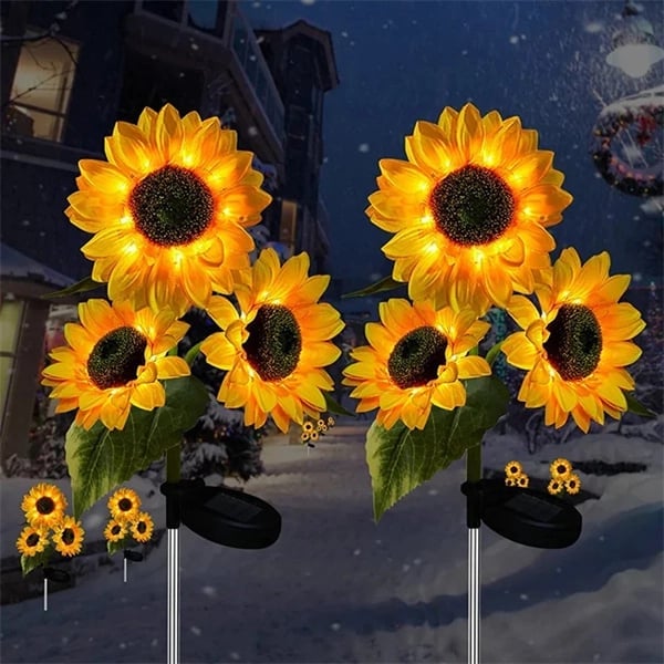 GardenRadiance – Solar Sunflower Lights that Transform Your Garden into Magical Light [50% Discount]