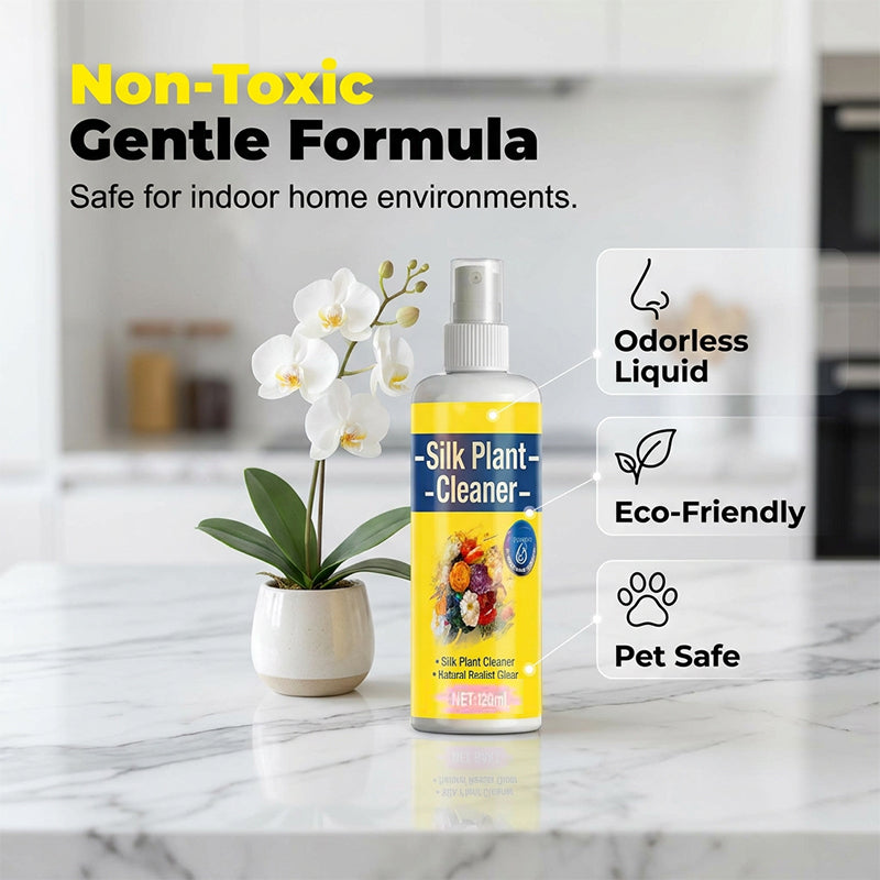 Artificial Plant Cleaning Spray for Dust-Free Radiant Faux Foliage