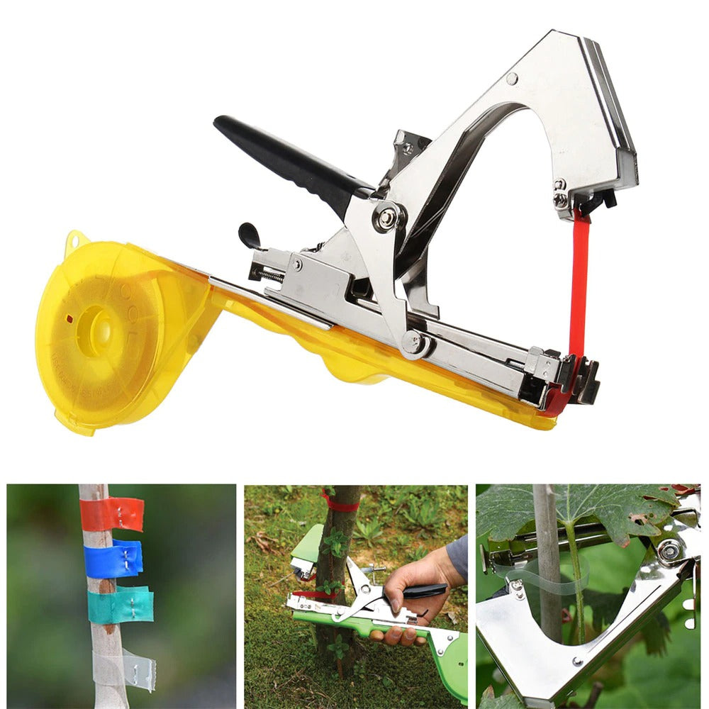 Plant Tying Device for Garden & Greenhouse – Fast Handheld Plant Tie Tool