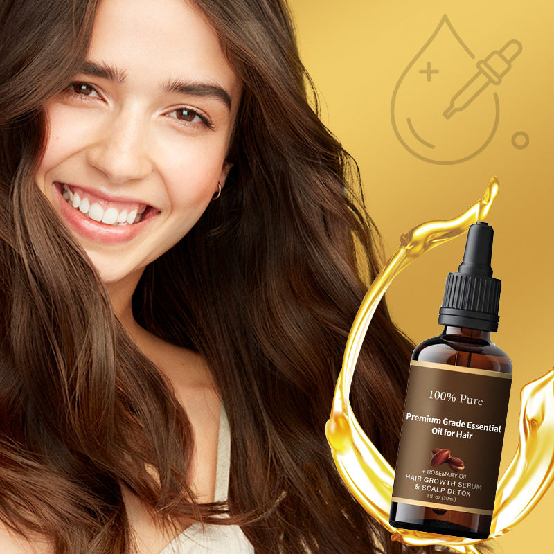 Organic Rosemary Hair Oil for Shiny & Strong Hair – 2 x 30 ml