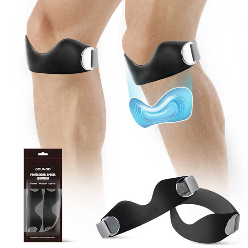 Adjustable Knee Brace with Silicone Padding & 360° Support