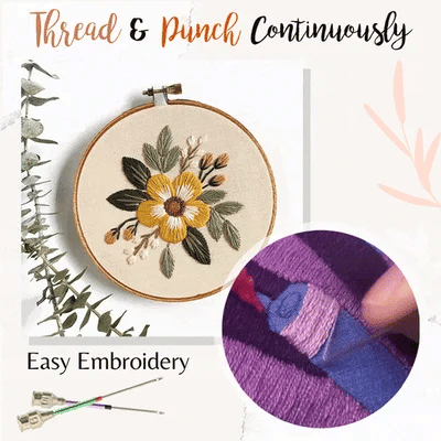 NeedleNest™ – Craft Punch Needle Set for Creative, Easy & Relaxed Handcrafting [50% Off]