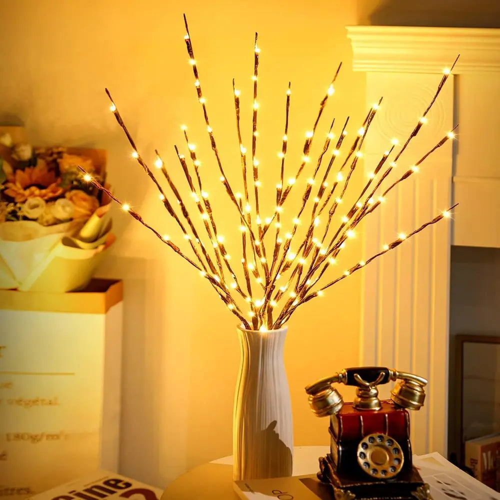 DekoBright™ – Battery-Powered, Adjustable LED Branch Decoration & Fairy Lights [50% Off]