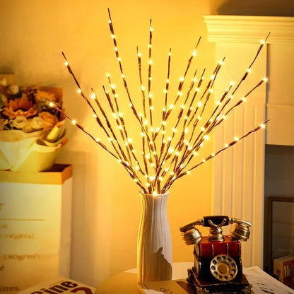 DekoBright™ – Battery-Powered, Adjustable LED Branch Decoration & Fairy Lights [50% Off]