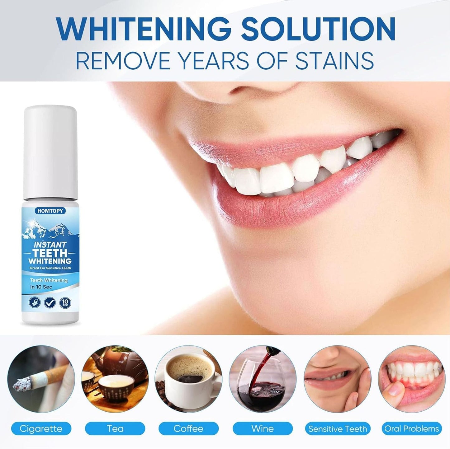 BrightSmile™ – Instant Teeth Whitening Pigment for a Radiant Smile [Buy 1 Get 1 Free]