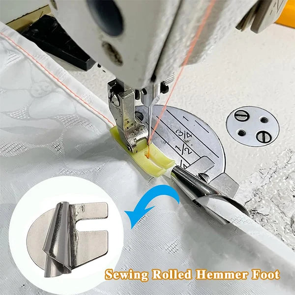 PerfektSew™ – Precision Spiral Hemming Foot for Sewing [4 + 4 Free]